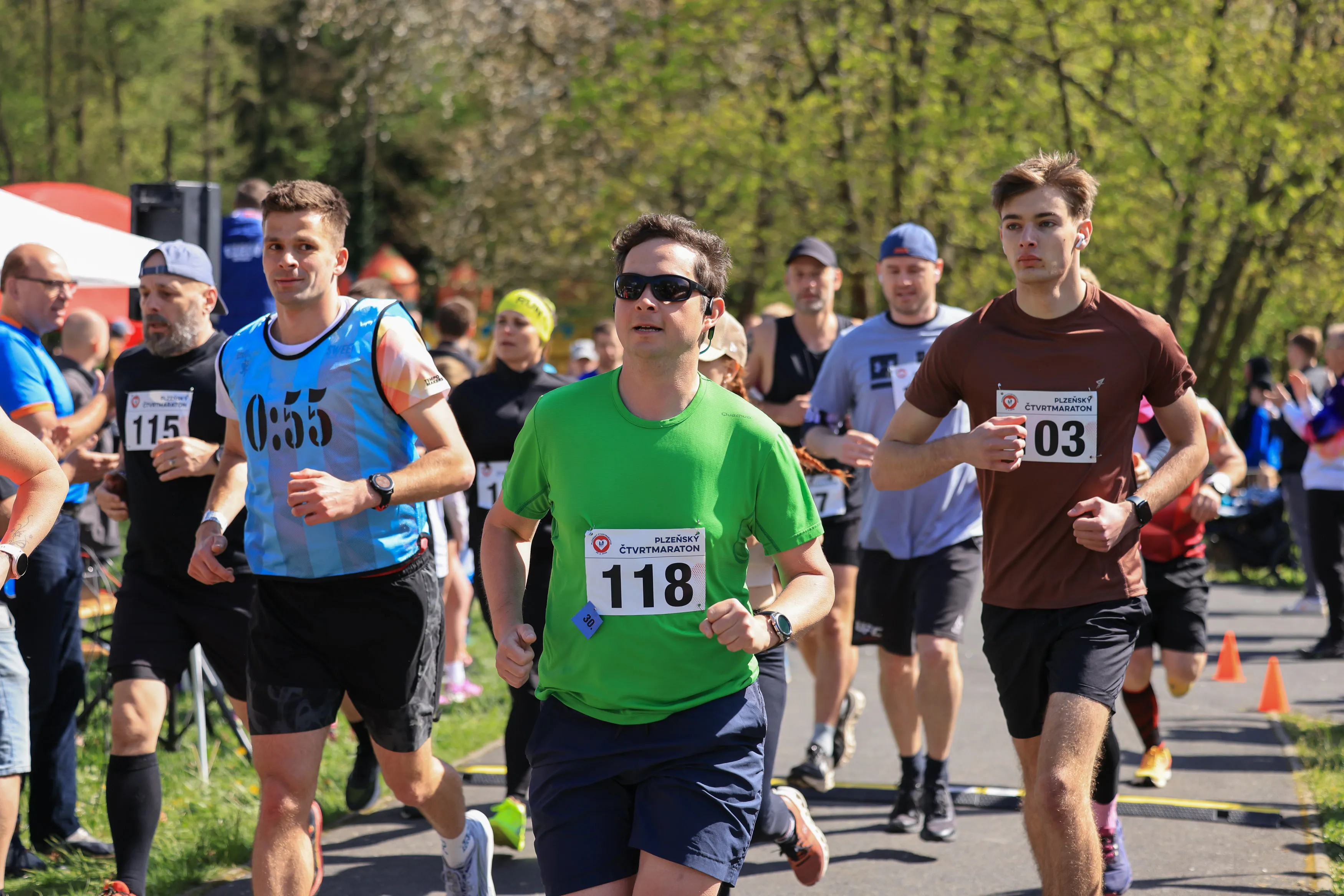 Plzeňský čtvrtmaraton - Božkovský ostrov Plzeň